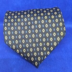 Huntington Elegant Navy and Gold Men's Tie